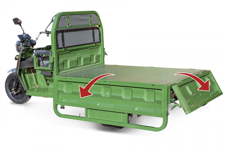 Грузовой электрический трицикл Rutrike Маяк 1500 в Красноярске