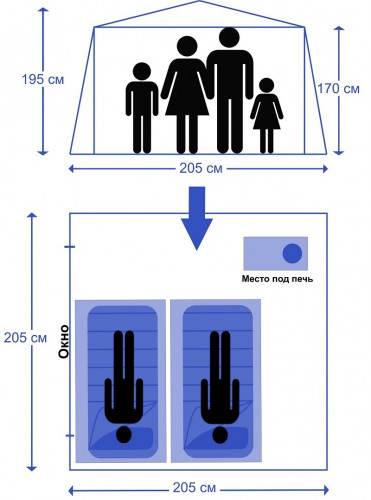 Мобильная баня-палатка МОРЖ в Красноярске