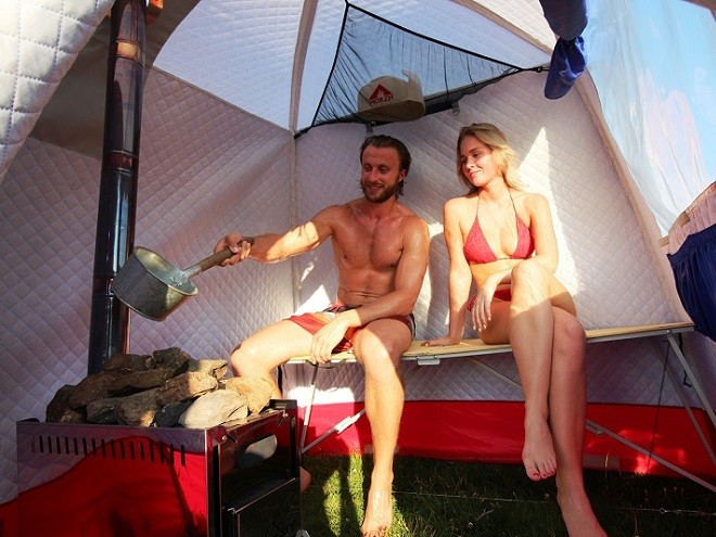 Мобильная баня-палатка МОРЖ в Красноярске