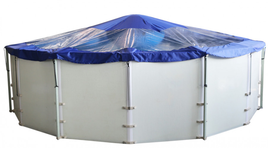 Тент для бассейна с надувной подушкой "Фиеста" в Красноярске