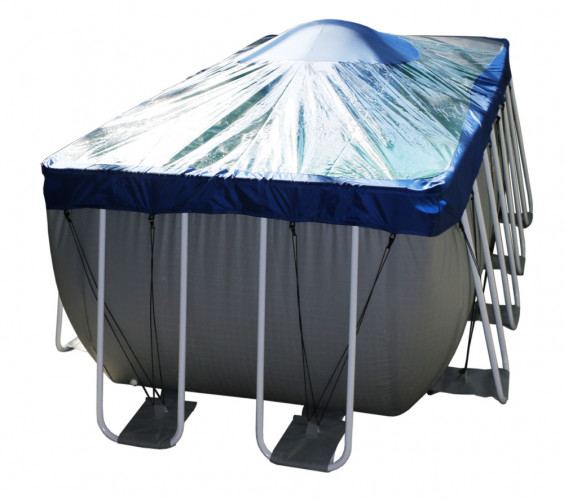 Тент для прямоугольного бассейна Intex/Bestway с надувной подушкой "Фиеста" в Красноярске