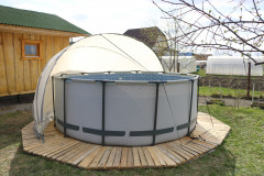 Купол-тент для бассейнов &quot;Фиеста&quot; КОМБИ