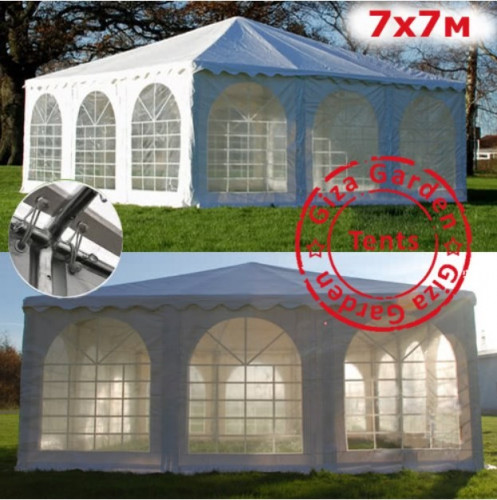 Шатер Пагода Giza Garden 7 x 7 м белый в Красноярске