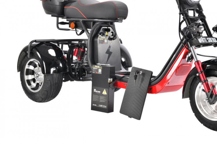 Электроскутер White Siberia PRO TRIKE 3000W в Красноярске