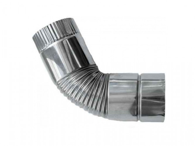 Сегмент трубы угол 45° d-80 мм.(нерж.)Инвент в Красноярске