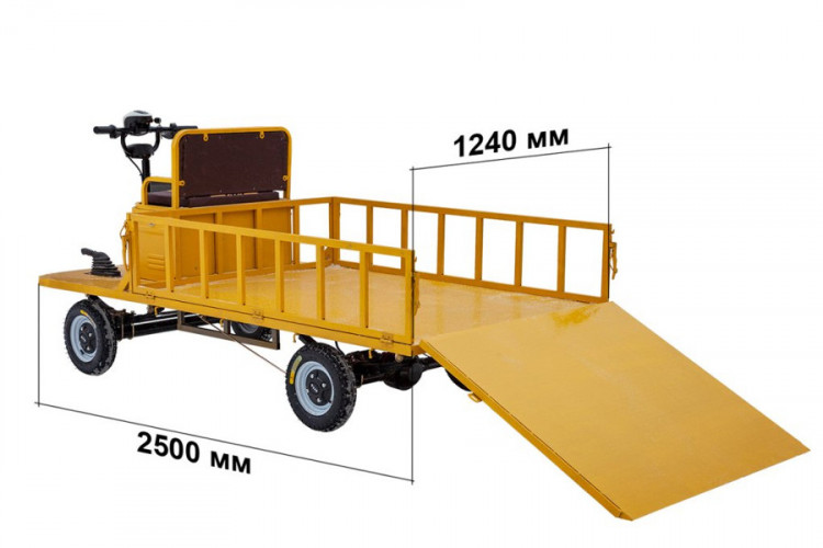 Грузовая электрическая тележка RuTrike ПЕРОН ТРАП в Красноярске