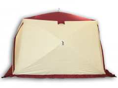 Зимняя палатка для рыбалки Куб Снегирь 2T Long Компакт