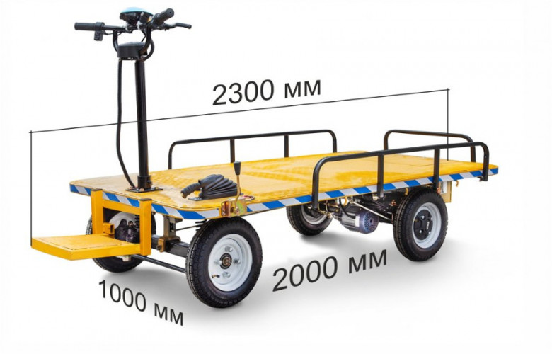 Грузовая электрическая тележка RuTrike СКЛАД 2000 П в Красноярске