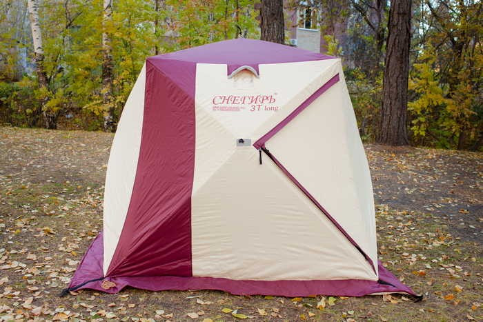 Зимняя палатка для рыбалки Куб Снегирь 3T Long в Красноярске
