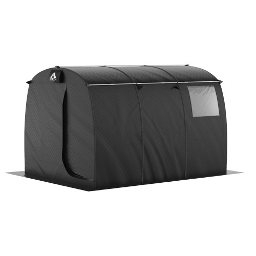 Мобильная баня-палатка МОРЖ Max (Черный) в Красноярске