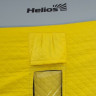 Палатка для рыбалки Helios утепл. Куб 1,8х1,8 желтый/серый в Красноярске