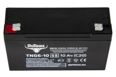 Тяговый гелевый аккумулятор RuTrike TNG 6-10 (6V10A/H C20) Тяговый гелевый аккумулятор RuTrike TNG 6-10 (6V10A/H C20)