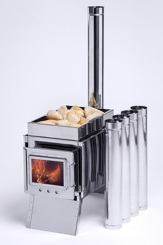 Печь-камин Инвент большая в Красноярске