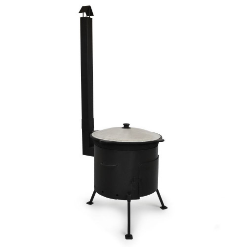 Печь с трубой под казан 12 литров, 360 мм в Красноярске