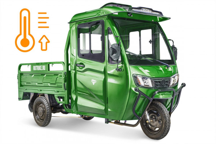Электротрицикл Rutrike КАРГО Кабина обогрев 1500 грузовой в Красноярске