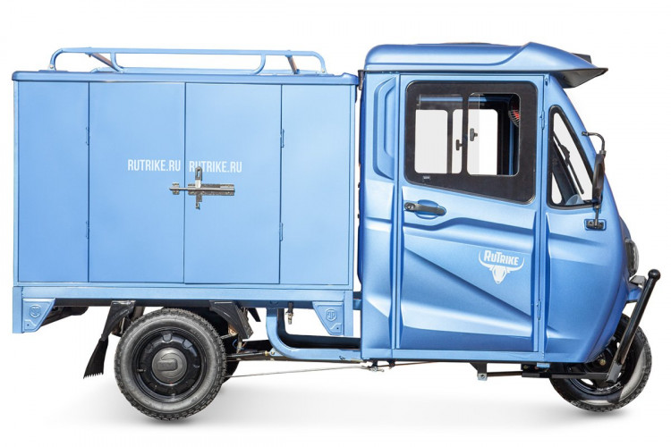 Электротрицикл Rutrike КАРГО Кабина Дуал обогрев 1500 фургон в Красноярске