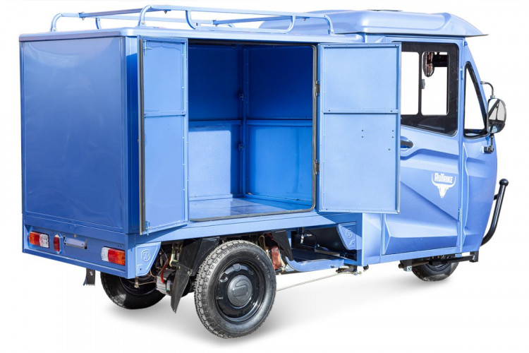 Электротрицикл Rutrike КАРГО Кабина Дуал обогрев 1500 фургон в Красноярске