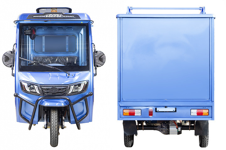 Электротрицикл Rutrike КАРГО Кабина Дуал обогрев 1500 фургон в Красноярске
