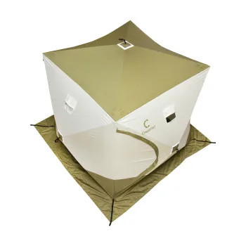 Палатка зимняя куб СЛЕДОПЫТ Premium Long в Красноярске