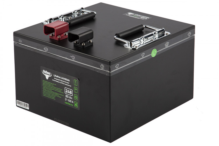 Тяговый железо-фосфатный аккумулятор RuTrike LiFePO4 24V80Ah (100A) в Красноярске