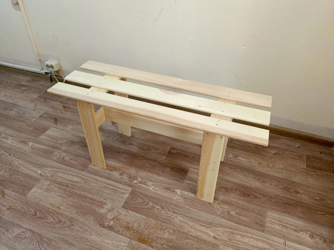 Лавка деревянная в Красноярске