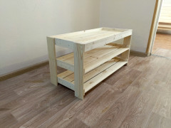 Полка для обуви деревянная