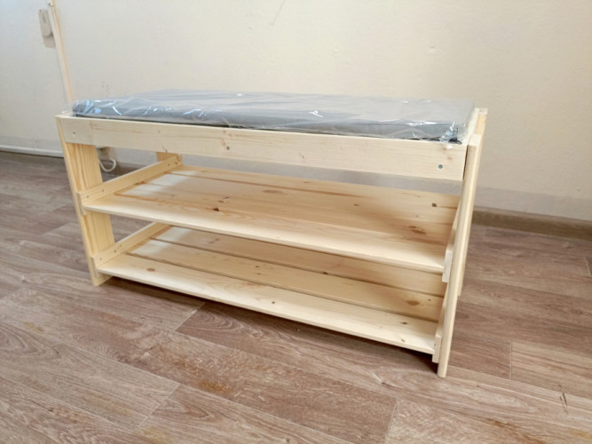 Полка для обуви деревянная в Красноярске