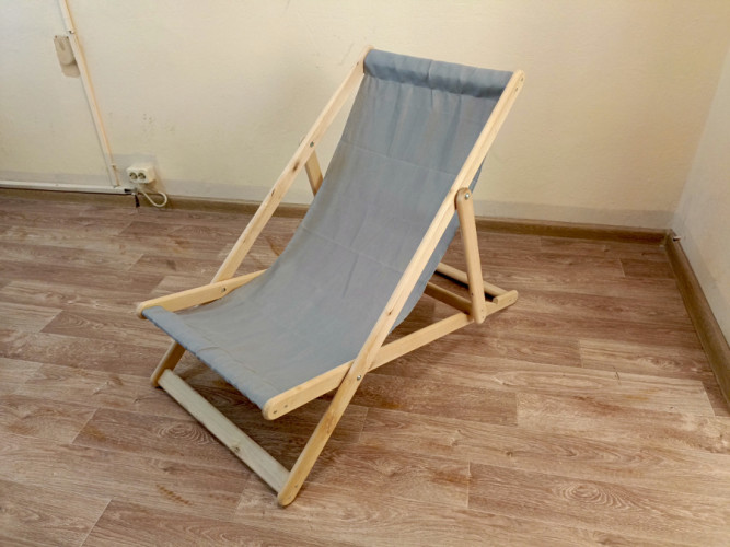 Кресло-шезлонг деревянное складное в Красноярске