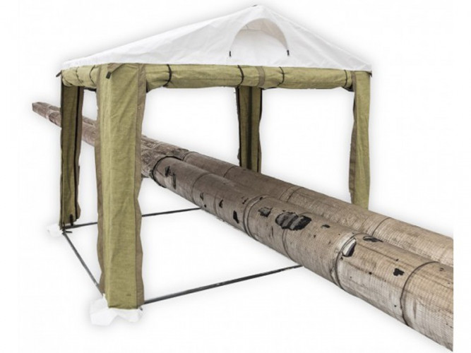 Палатка сварщика 2,0 X 2,0 ПВХ/брезент в Красноярске