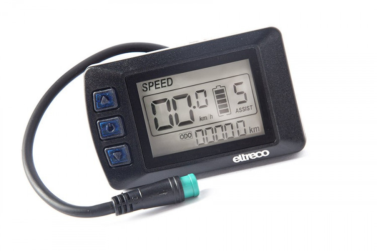 Мотор-колесо Eltreco 48V 350W LCD 26" передний АКБ HL 48V 10А/ч в Красноярске