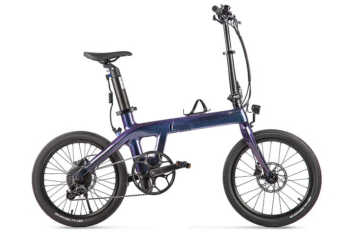 Электровелосипед складной Carbon 20" Sporto в Красноярске