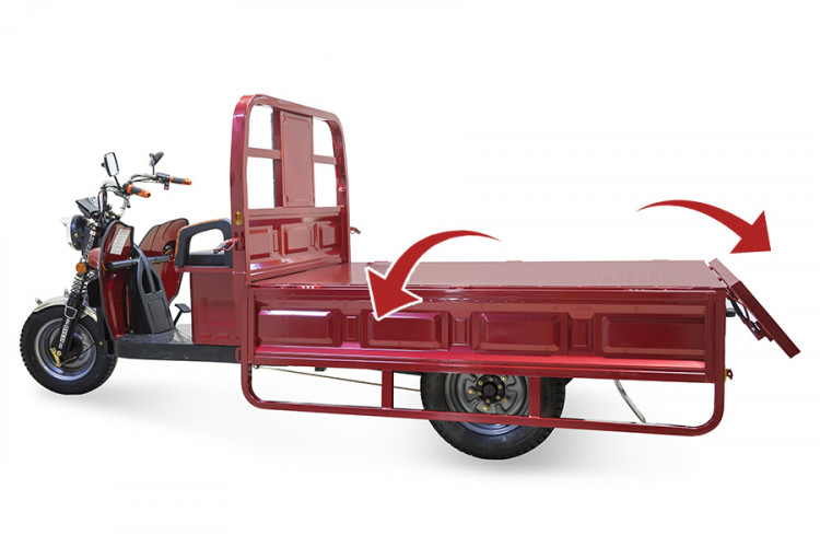 Грузовой электрический трицикл Rutrike D4 1800 60V1500W в Красноярске