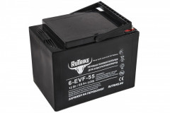 Тяговый гелевый аккумулятор RuTrike 6-EVF-55A (12V55A/H C3) Тяговый гелевый аккумулятор RuTrike 6-EVF-55A (12V55A/H C3)
