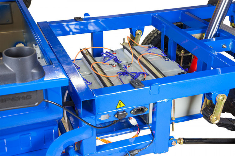 Грузовой электрический трицикл Rutrike D5 1700 гидравлика в Красноярске